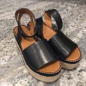 Frank Sarto Ankle Strap Wedge
